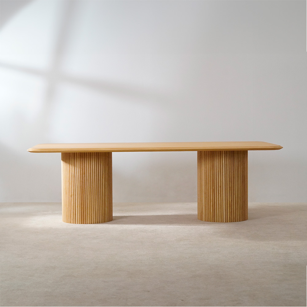 Mid Century Modern Solid Wood Walnut Dining Table Rectangle Buy